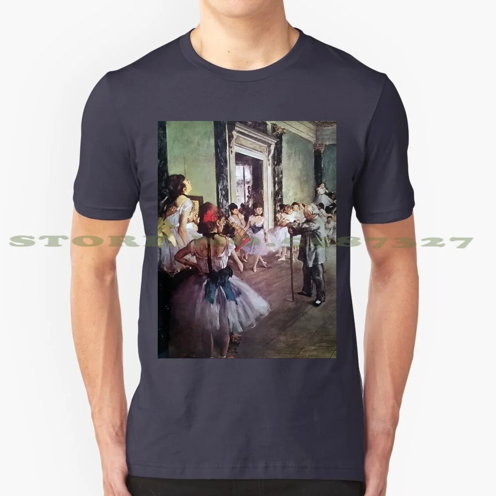 Футболка Degas из 100% хлопка для танцев класс 19-го века импрессионизм известный