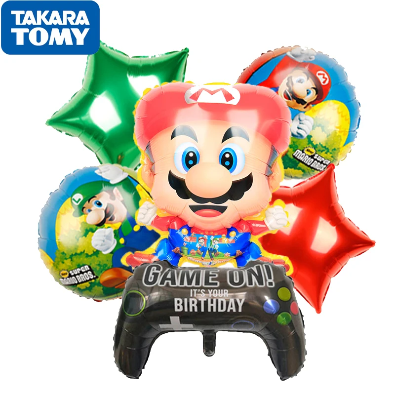 Super Mario Game Figures Aluminum Balloons Baby Shower Globos Children Birthday Wedding Decorations Supplies Ballon Anniversaire
Super Mario Game Figures Aluminum Balloons Baby Shower Globos Children Birthday Wedding Decorations Supplies Ballon Anniversaire