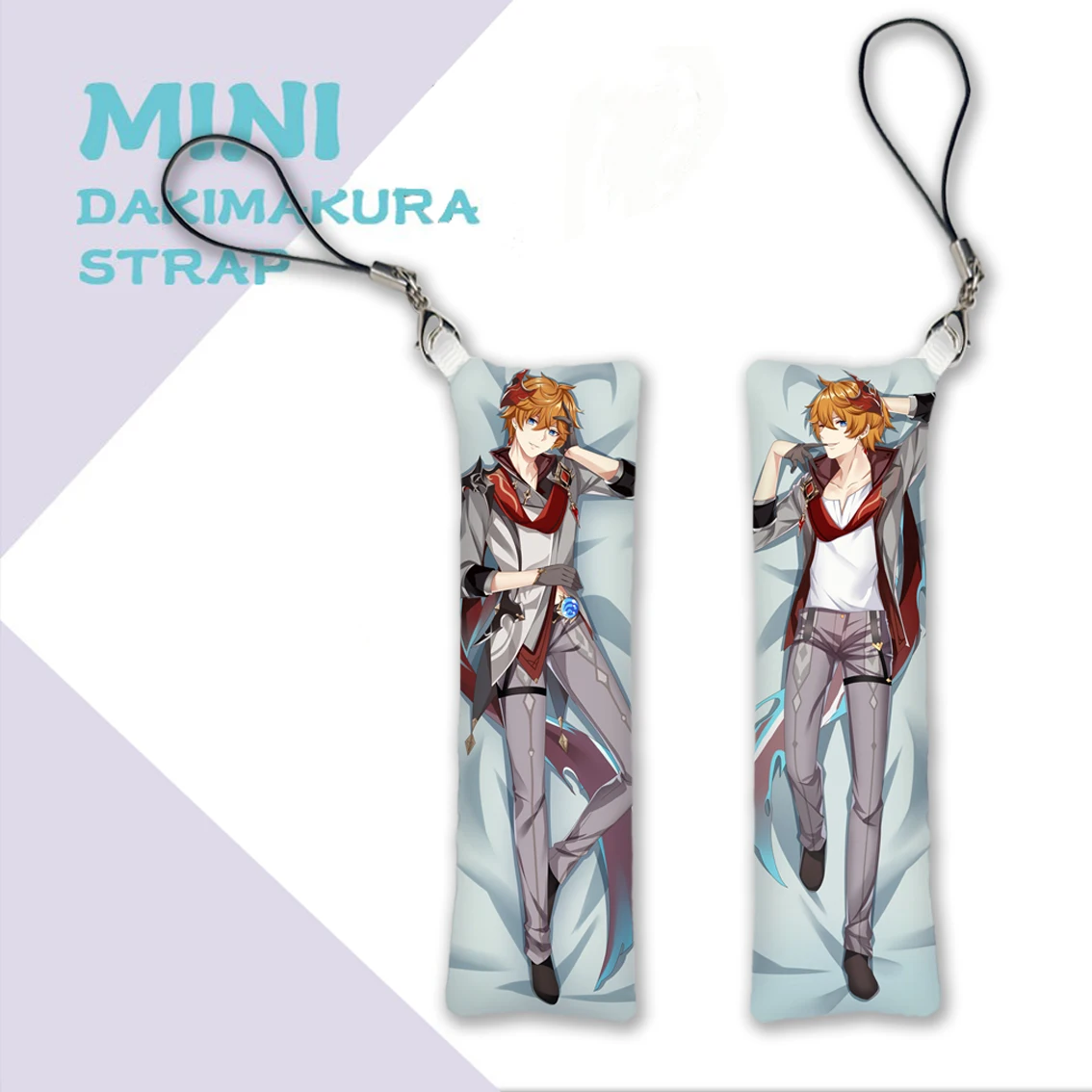 Cool Game Genshin Impact Keychain Mini Dakimakura Hanging Phone Strap Figure Tartaglia Pendants DIY Custom Key Chain Charm Gift
Cool Game Genshin Impact Keychain Mini Dakimakura Hanging Phone Strap Figure Tartaglia Pendants DIY Custom Key Chain Charm Gift