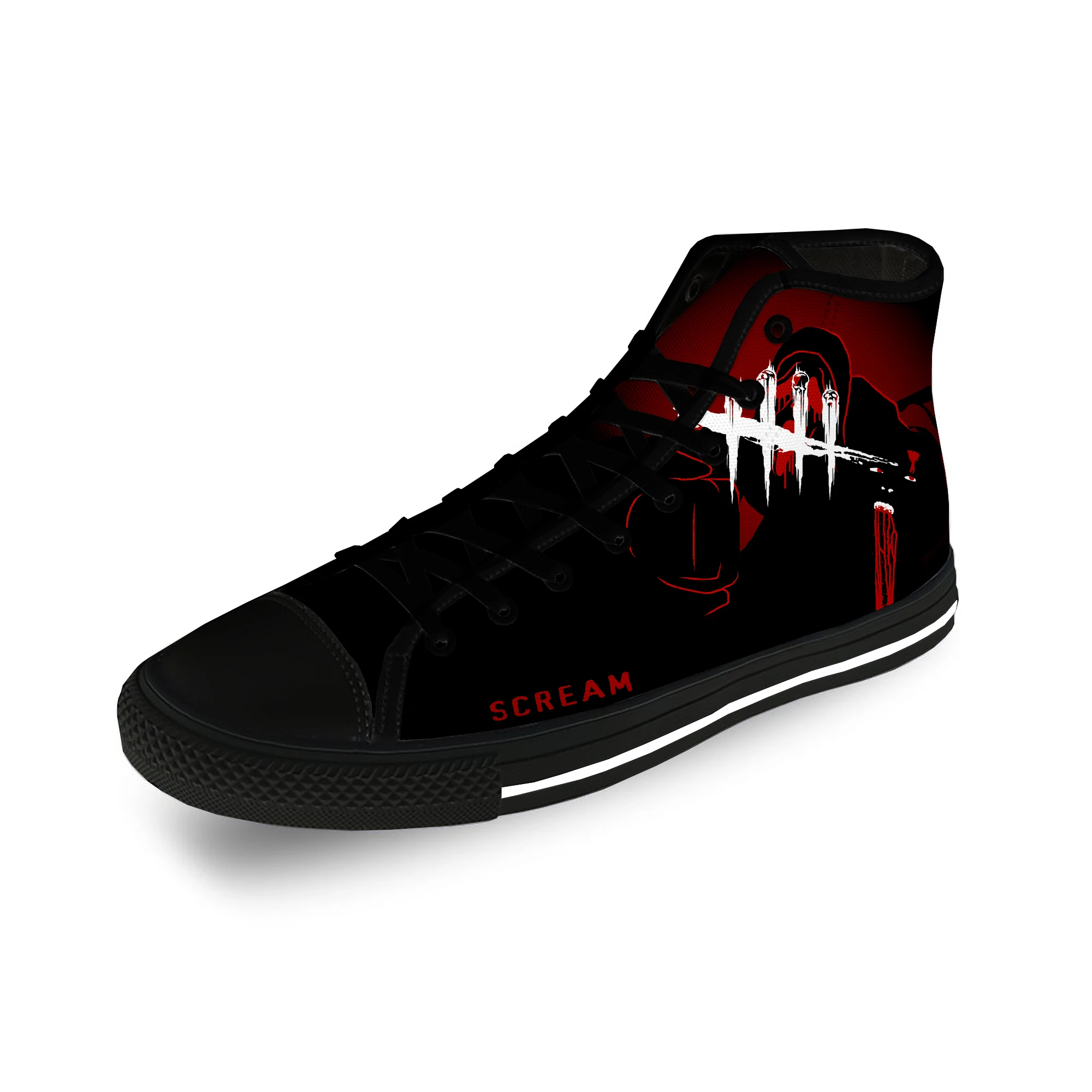 Hot Movie Scream Ghostface Horror Casual Cloth Fashion 3D Print High Top Canvas Shoes Men Women Lightweight Breathable Sneakers
Hot Movie Scream Ghostface Horror Casual Cloth Fashion 3D Print High Top Canvas Shoes Men Women Lightweight Breathable Sneakers