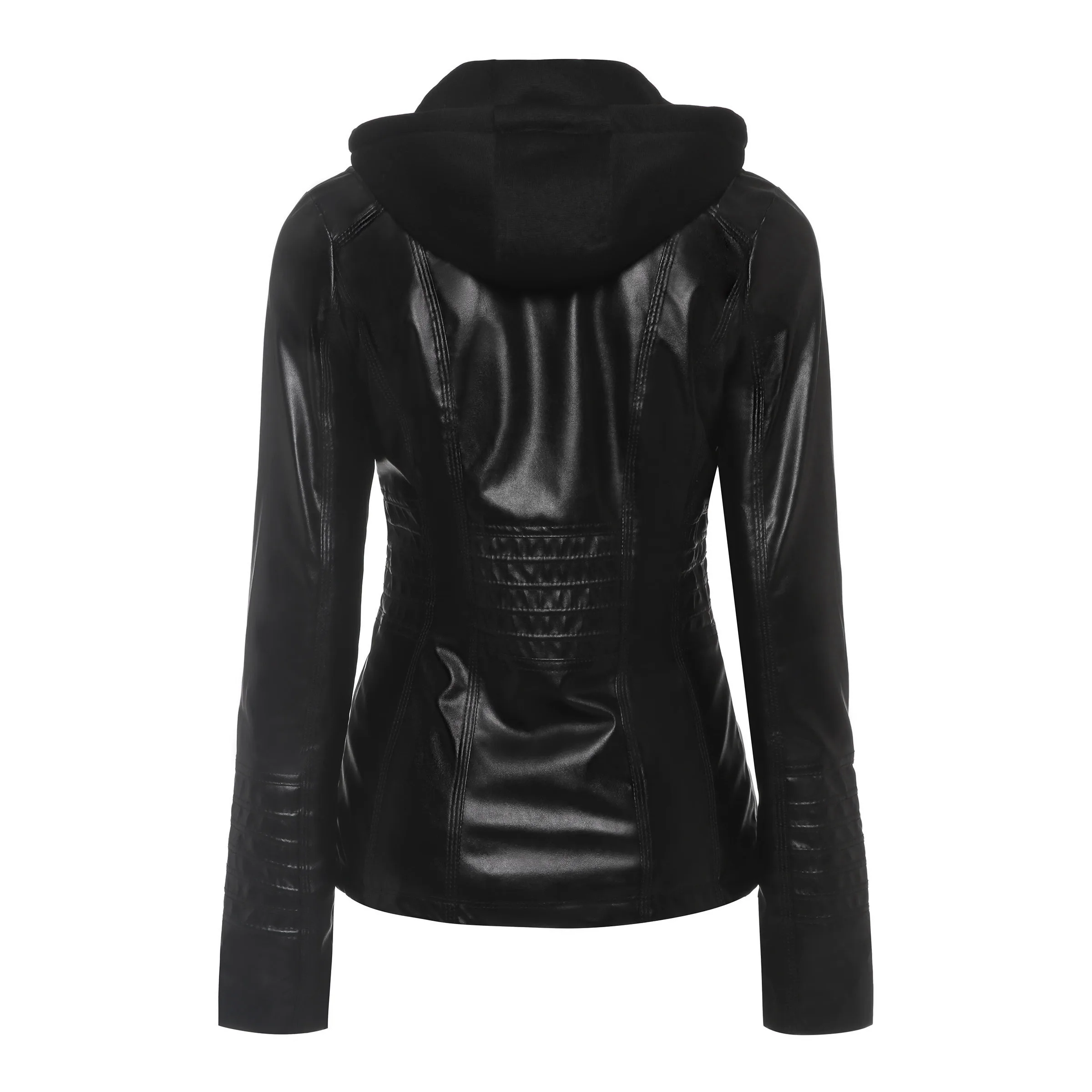 PU Jackets Coats Women Hooded Slim Fit Autumn Winter Plus Size Zipper Female Motorcycles Waterproof Outwear Faux Leather
PU Jackets Coats Women Hooded Slim Fit Autumn Winter Plus Size Zipper Female Motorcycles Waterproof Outwear Faux Leather