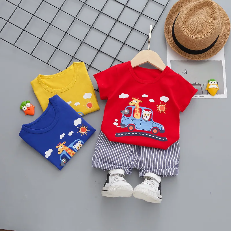 Children's Casual Suit 2021 Summer New Kid Cartoon Car Boys Short-sleeve Shorts 2pce Set All-match Baby Girls Clothing 0-4 Years
Children's Casual Suit 2021 Summer New Kid Cartoon Car Boys Short-sleeve Shorts 2pce Set All-match Baby Girls Clothing 0-4 Years