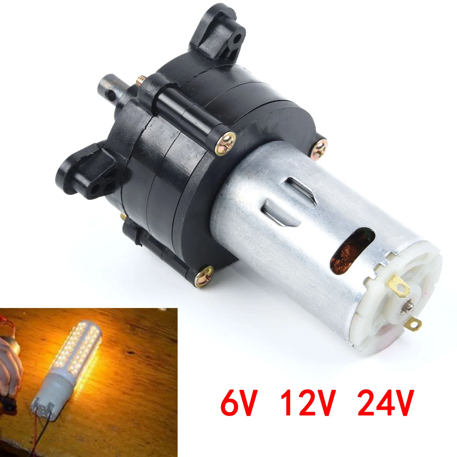 DC 6V 12V 24V Wind Turbine Generator Kit Micro Hand Dynamo Hydraulic 1500mA Hand Power For Lighting Power Supply
DC 6V 12V 24V Wind Turbine Generator Kit Micro Hand Dynamo Hydraulic 1500mA Hand Power For Lighting Power Supply