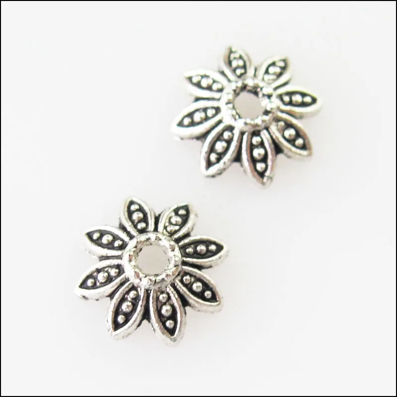 150 New Connectors Leaf - Flower Tibetan Silver End Bead Caps 7.5mm
150 New Connectors Leaf - Flower Tibetan Silver End Bead Caps 7.5mm
