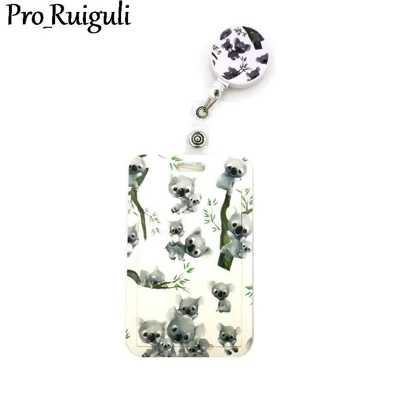 Cute Animal Koala Lovely Cartoon Cute Credit Card Holder Lanyard Women Men Kid Student Retractable Badge Reel ID Name Bus Clips
Cute Animal Koala Lovely Cartoon Cute Credit Card Holder Lanyard Women Men Kid Student Retractable Badge Reel ID Name Bus Clips