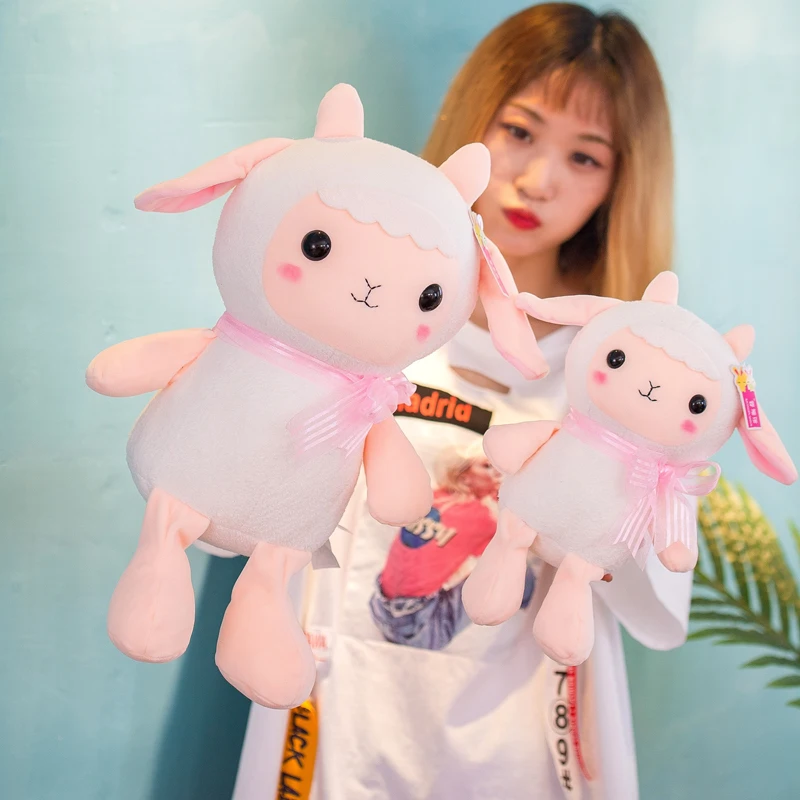 Candice guo! cute plush toy lovely sweet bowknot beauty sheep lamb soft stuffed doll girl appease toy birthday Christmas gift 1p
Candice guo! cute plush toy lovely sweet bowknot beauty sheep lamb soft stuffed doll girl appease toy birthday Christmas gift 1p
