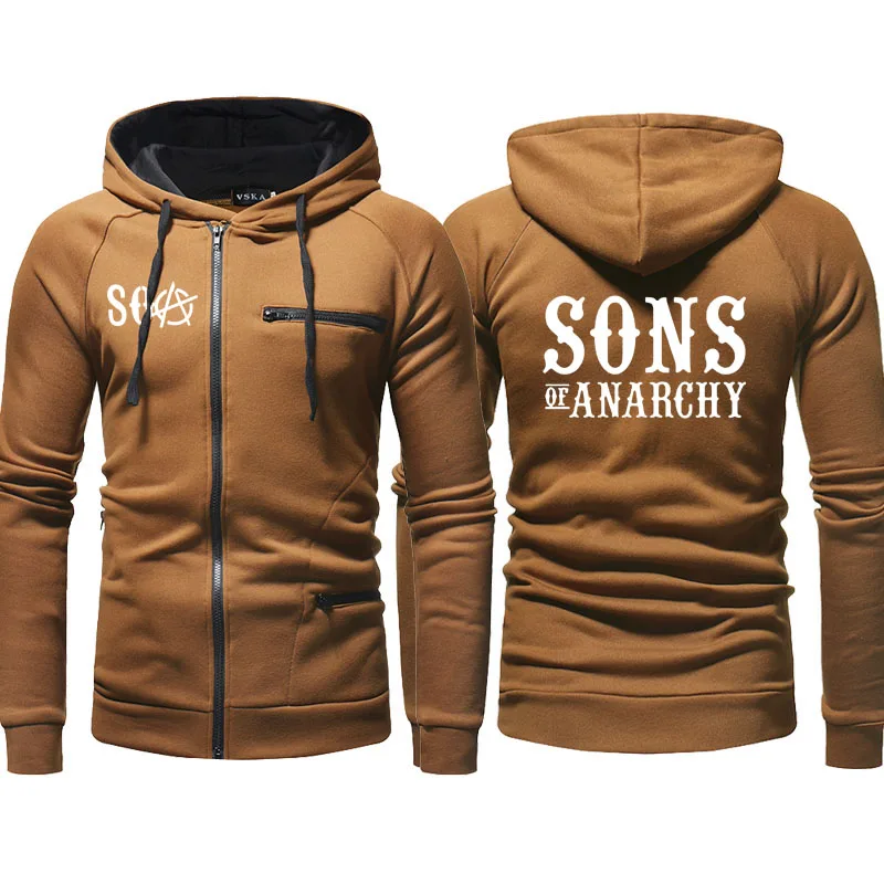 NEW Hip hop street Men's zipper sweatshirt cardigan SOA Sons of anarchy print Men's Hooded Jacket cotton Harajuku hoodie
NEW Hip hop street Men's zipper sweatshirt cardigan SOA Sons of anarchy print Men's Hooded Jacket cotton Harajuku hoodie
