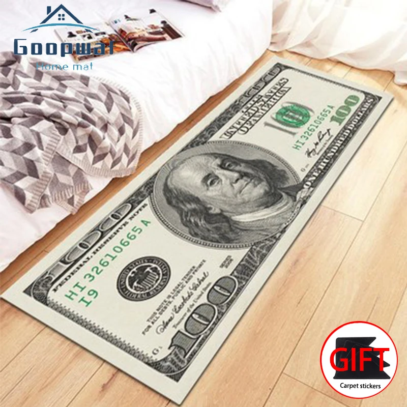 Creative American Dollar 3D Carpet Retro Living Room Area Carpet Entrance Hallway Strip Carpet Kids Bedroom Carpet Decoration
Creative American Dollar 3D Carpet Retro Living Room Area Carpet Entrance Hallway Strip Carpet Kids Bedroom Carpet Decoration