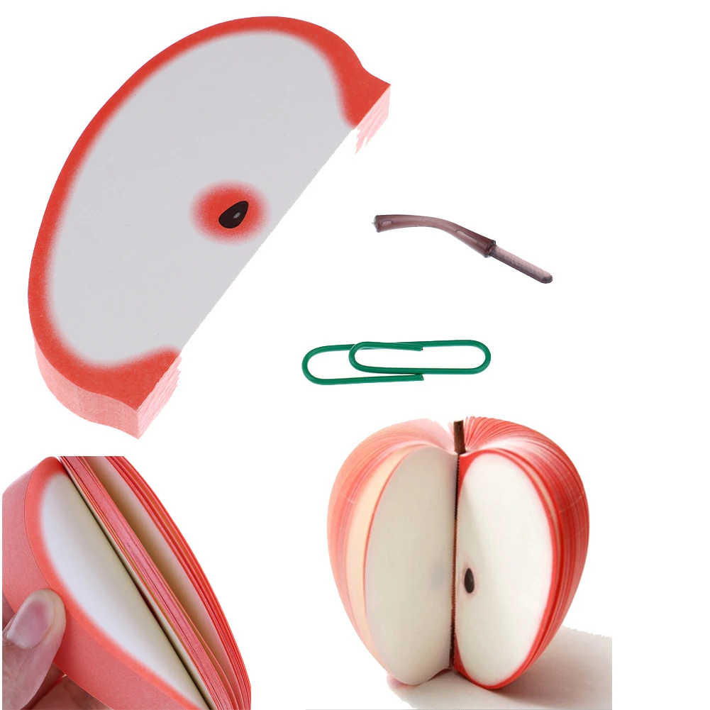 Creative Apple Shape Notepads Post Sticky Fruit Apple Note Memo Pads Portable Scratch Paper Stationery Sticky Notes
Creative Apple Shape Notepads Post Sticky Fruit Apple Note Memo Pads Portable Scratch Paper Stationery Sticky Notes