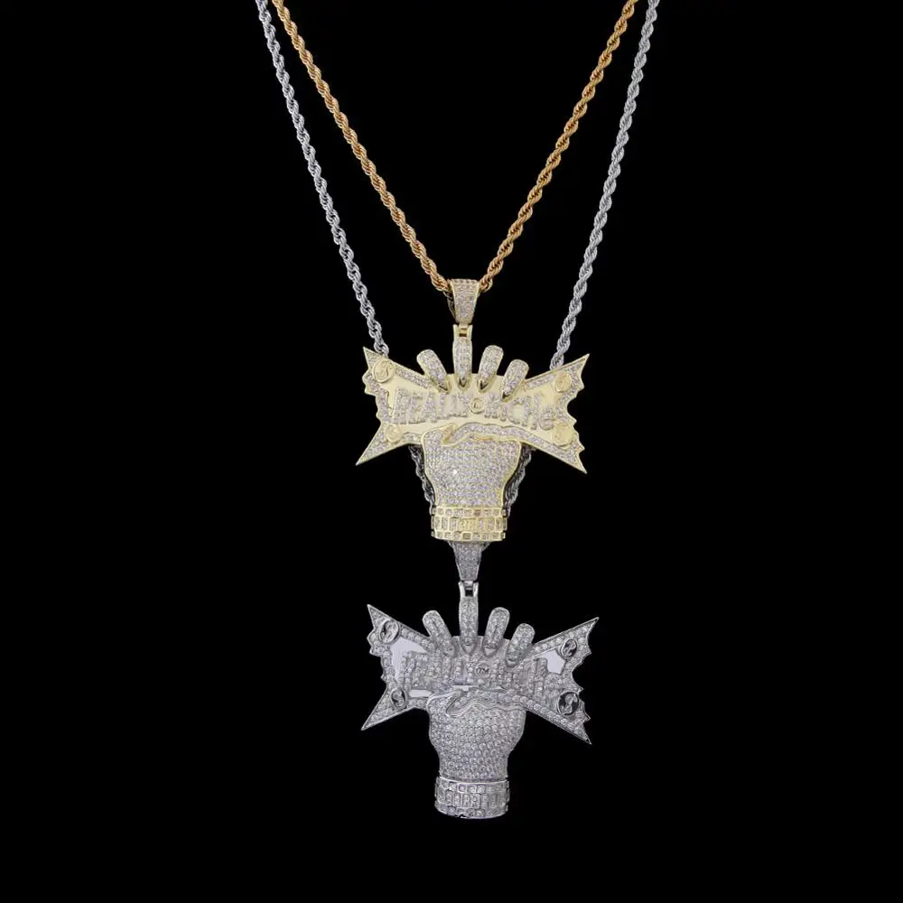 2020 New Hip Hop Handheld US Zircon Pendant Plating Really Riche Men's Pendant Tennis Necklace
2020 New Hip Hop Handheld US Zircon Pendant Plating Really Riche Men's Pendant Tennis Necklace