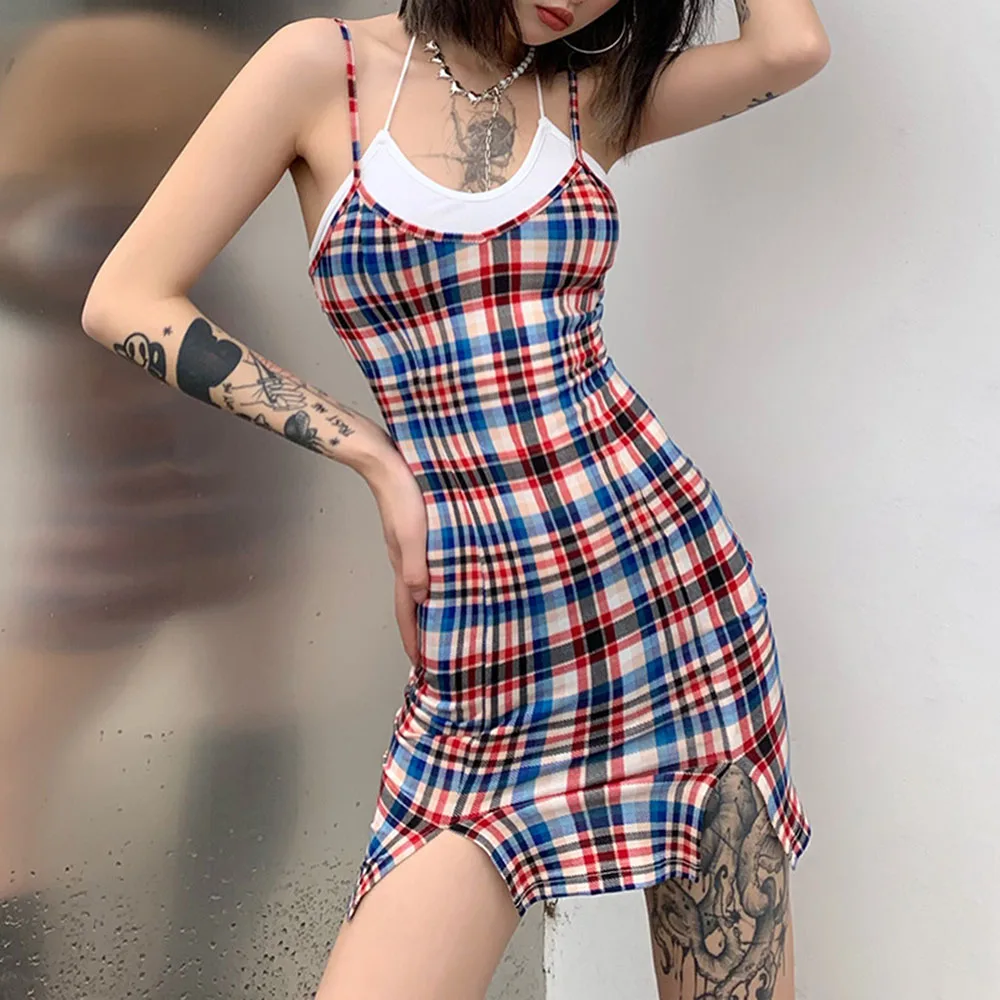 High Street Fashion Summer Dress 2021 Popular Hipster Designer Thin Casual Lattice Split Fork High Waist Sling Dress
High Street Fashion Summer Dress 2021 Popular Hipster Designer Thin Casual Lattice Split Fork High Waist Sling Dress