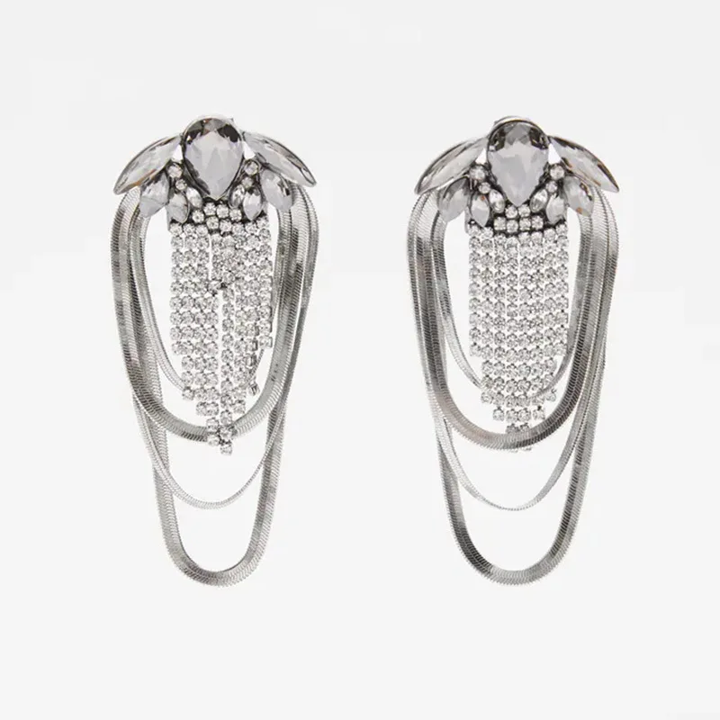 ZA Multilayer Shiny Chain Drop Earrings Tassel Earrings Vintage Costume Jewelry Earrings Party Earrings for Women
ZA Multilayer Shiny Chain Drop Earrings Tassel Earrings Vintage Costume Jewelry Earrings Party Earrings for Women