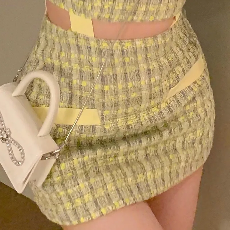 Summer Dress Plaid Show Waist Sexy Mini Dresses Chic Spaghetti Strap Women Dress Elegant Vestidos De Mujer Slim New Robes Femme
Summer Dress Plaid Show Waist Sexy Mini Dresses Chic Spaghetti Strap Women Dress Elegant Vestidos De Mujer Slim New Robes Femme