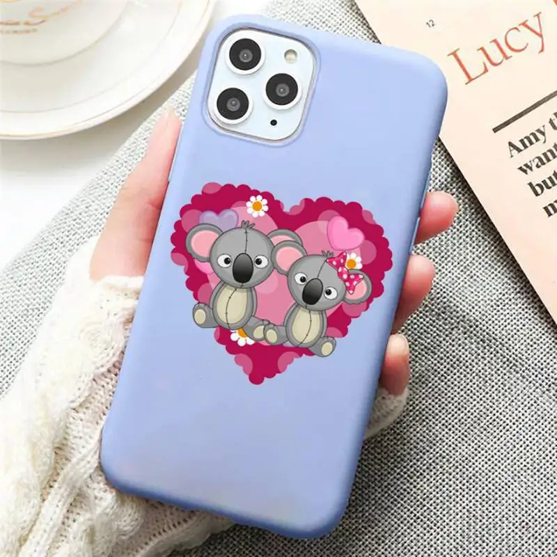 cute koala bear Animal cartoon Phone Case Candy Color for iPhone 6 7 8 11 12 s mini pro X XS XR MAX Plus
cute koala bear Animal cartoon Phone Case Candy Color for iPhone 6 7 8 11 12 s mini pro X XS XR MAX Plus