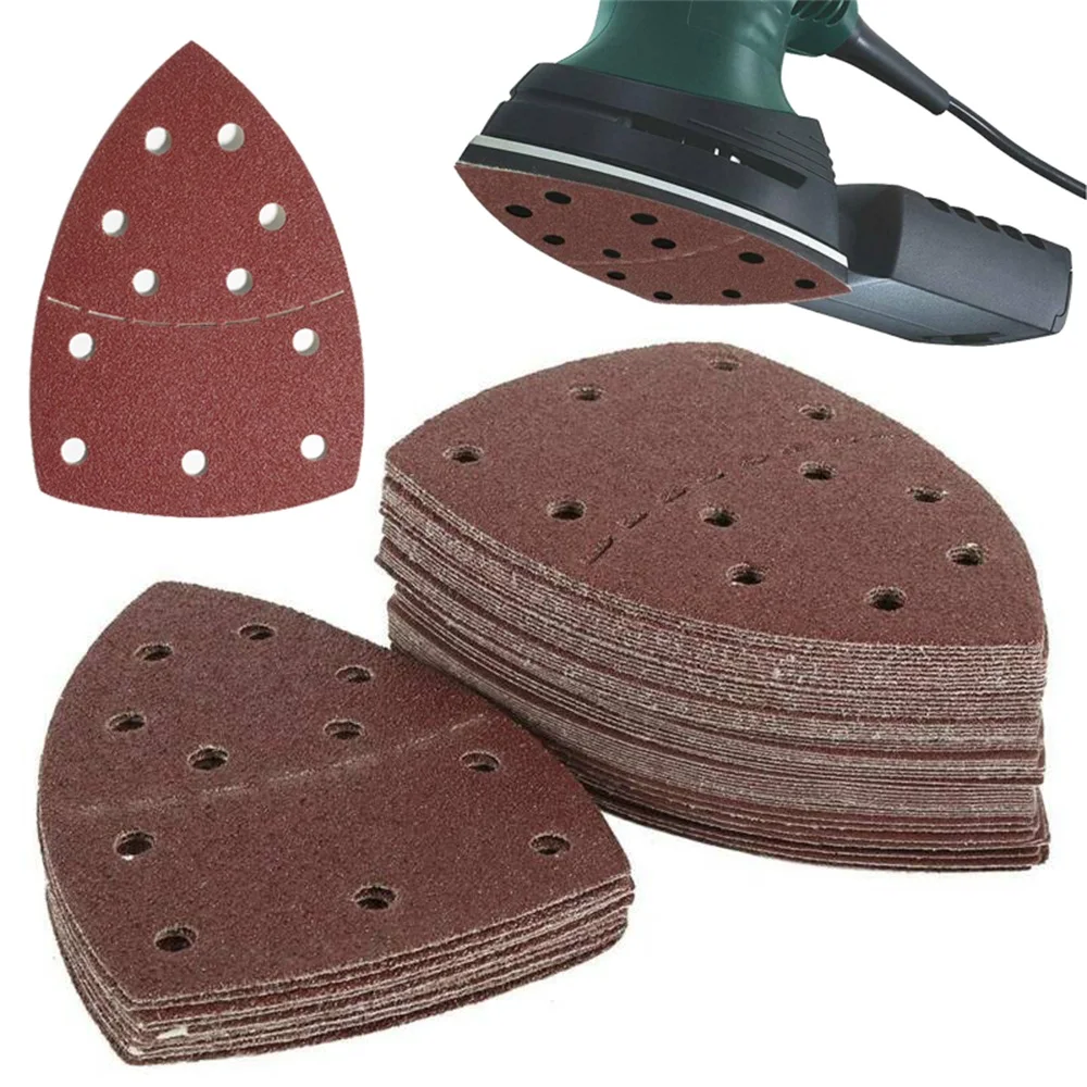 Mouse Sanding Sheets Orbital Sander Detail Palm Sandpaper Pads Discs Abrasive Paper 60 80 120 Grits Grinding Tools | Инструменты