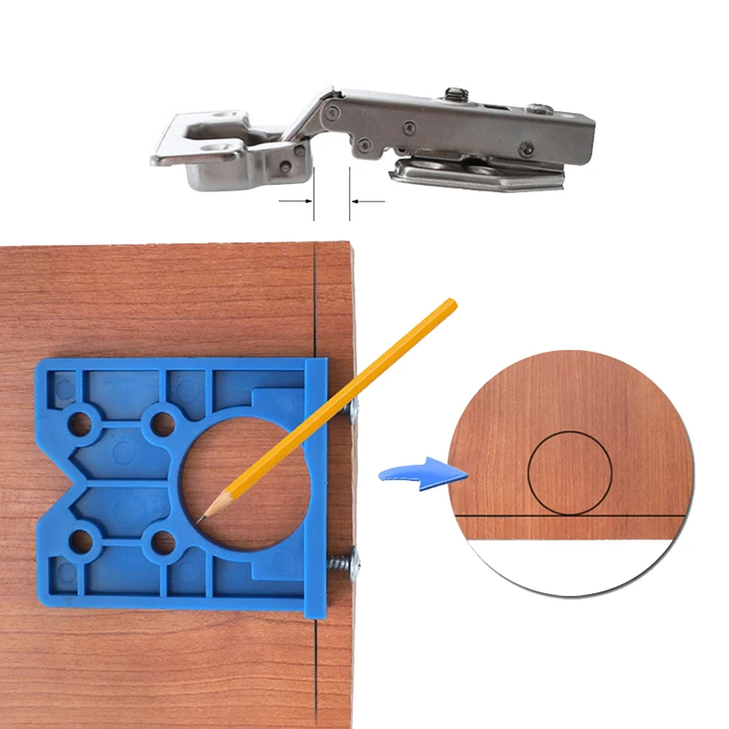 35mm Hinge Drilling Jig Concealed Guide Hinge Hole Locator Hole Opener Door Cabinet Accessories Tool
35mm Hinge Drilling Jig Concealed Guide Hinge Hole Locator Hole Opener Door Cabinet Accessories Tool