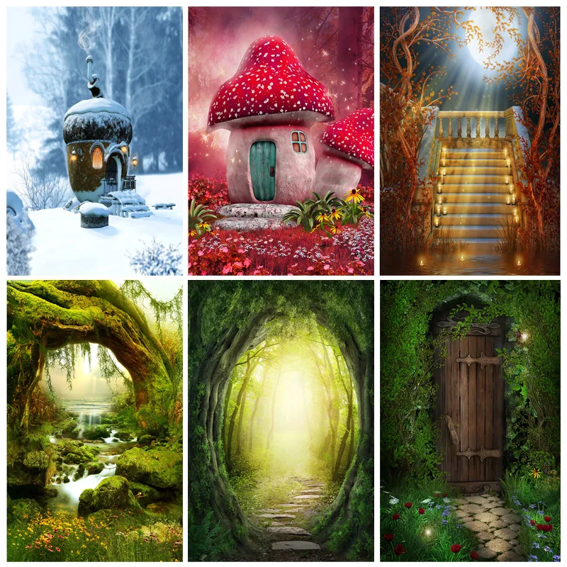 Fairy Tale Wonderland Forest Jungle Fairy Dreamy Photo Backdrops Children Photography Backgrounds For Photo Studio 210404MHT-03
Fairy Tale Wonderland Forest Jungle Fairy Dreamy Photo Backdrops Children Photography Backgrounds For Photo Studio 210404MHT-03