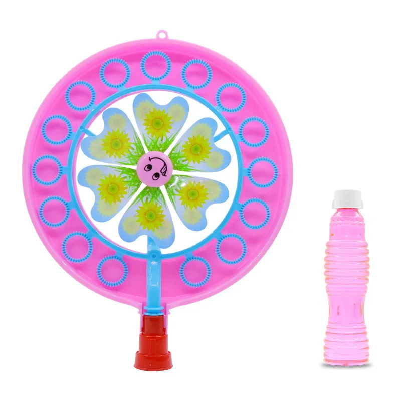 Children's Outdoor Manual Windmill Bubbler Wedding Birthday Holiday Party Decoration Bubble Porous Blowing Bubble Wand Toy
Children's Outdoor Manual Windmill Bubbler Wedding Birthday Holiday Party Decoration Bubble Porous Blowing Bubble Wand Toy