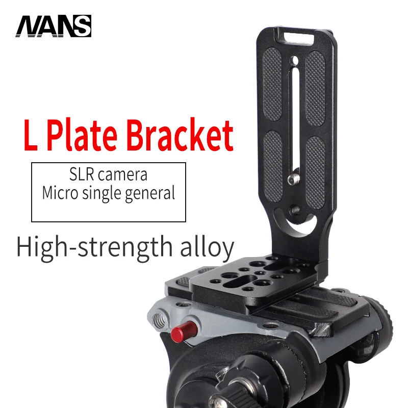 NANS Vertical Video Shooting Universal Quick Release L Plate Bracket 1/4 Screw for Nikon conan sony DSLR Camera
NANS Vertical Video Shooting Universal Quick Release L Plate Bracket 1/4 Screw for Nikon conan sony DSLR Camera