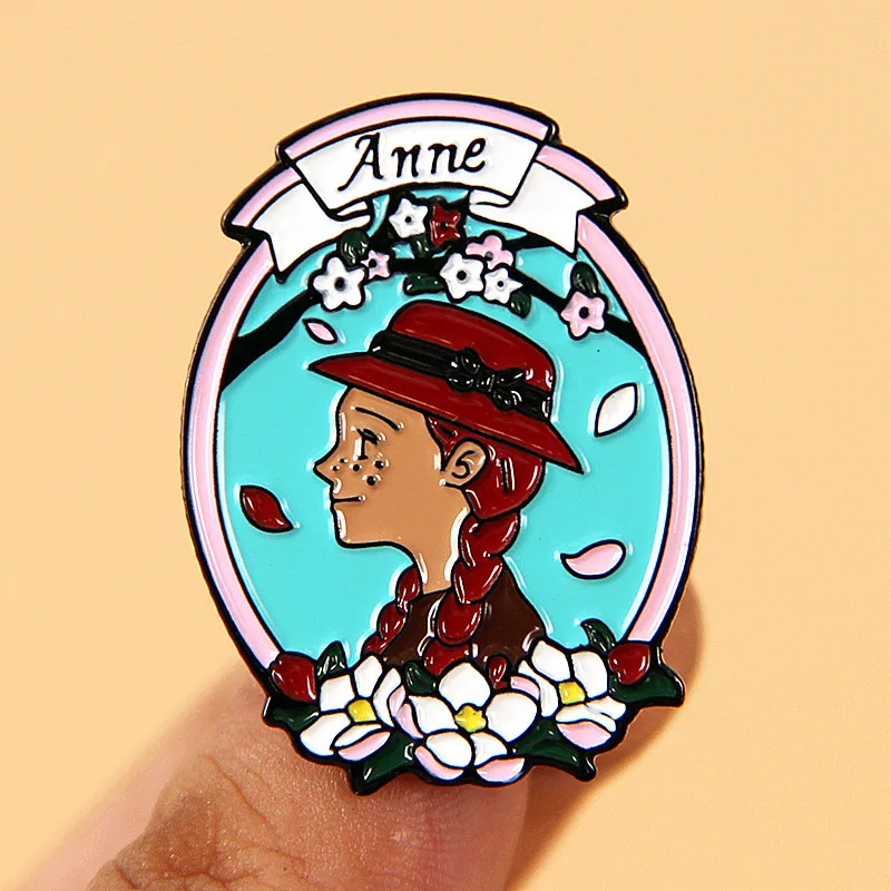 Anne Of Green Gables Enamel Brooch Pin Jeans Jacket Lapel Hard Metal Pins Brooches Badges Exquisite Jewelry Accessories Gifts
Anne Of Green Gables Enamel Brooch Pin Jeans Jacket Lapel Hard Metal Pins Brooches Badges Exquisite Jewelry Accessories Gifts