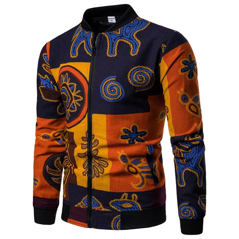 Autumn and winter men's cotton and linen stand collar zipper flower jacket fashion slim fit plus size youth winter jacket men
Autumn and winter men's cotton and linen stand collar zipper flower jacket fashion slim fit plus size youth winter jacket men