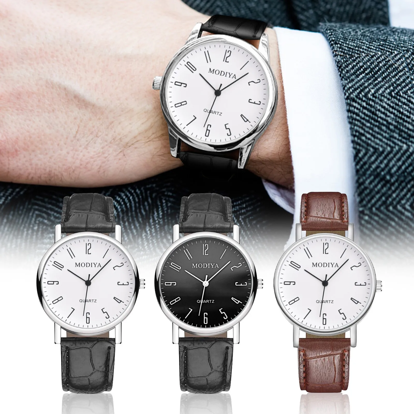 Relogio Masculino Men's Fashion Design Leather Watch Digital Quartz Temperament Men's Watch Gift Men's Sports Business Watch
Relogio Masculino Men's Fashion Design Leather Watch Digital Quartz Temperament Men's Watch Gift Men's Sports Business Watch