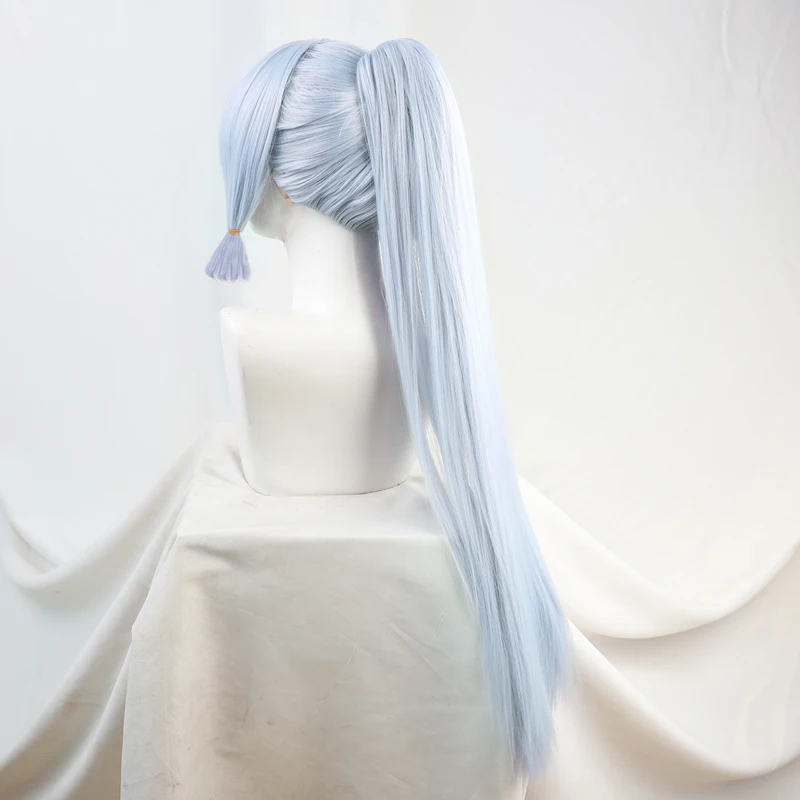 Genshin Impact Cosplay Shenli Linghua Wig Kamisato Ayaka Silver Long Straight Ponytail Bangs Temples Heat Resistant Hair
Genshin Impact Cosplay Shenli Linghua Wig Kamisato Ayaka Silver Long Straight Ponytail Bangs Temples Heat Resistant Hair