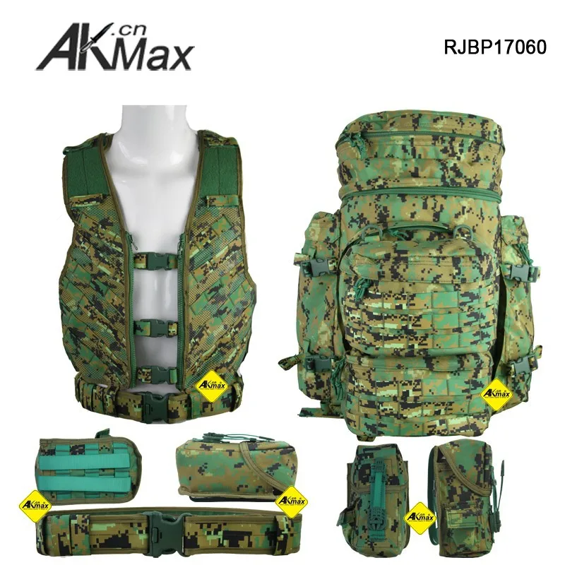 Improved Digital Woodland Camo 1050D Codura Nylon Military Molle Assault Backpack System But Out Rucksack
Improved Digital Woodland Camo 1050D Codura Nylon Military Molle Assault Backpack System But Out Rucksack
