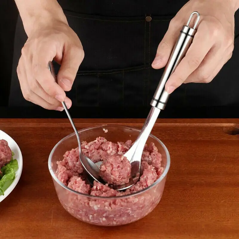 Meatball Maker Spoon 304 Stainless Steel Non-Stick Creative Meatball Maker Cooking Tools Kitchen Gadgets And Accessories
Meatball Maker Spoon 304 Stainless Steel Non-Stick Creative Meatball Maker Cooking Tools Kitchen Gadgets And Accessories