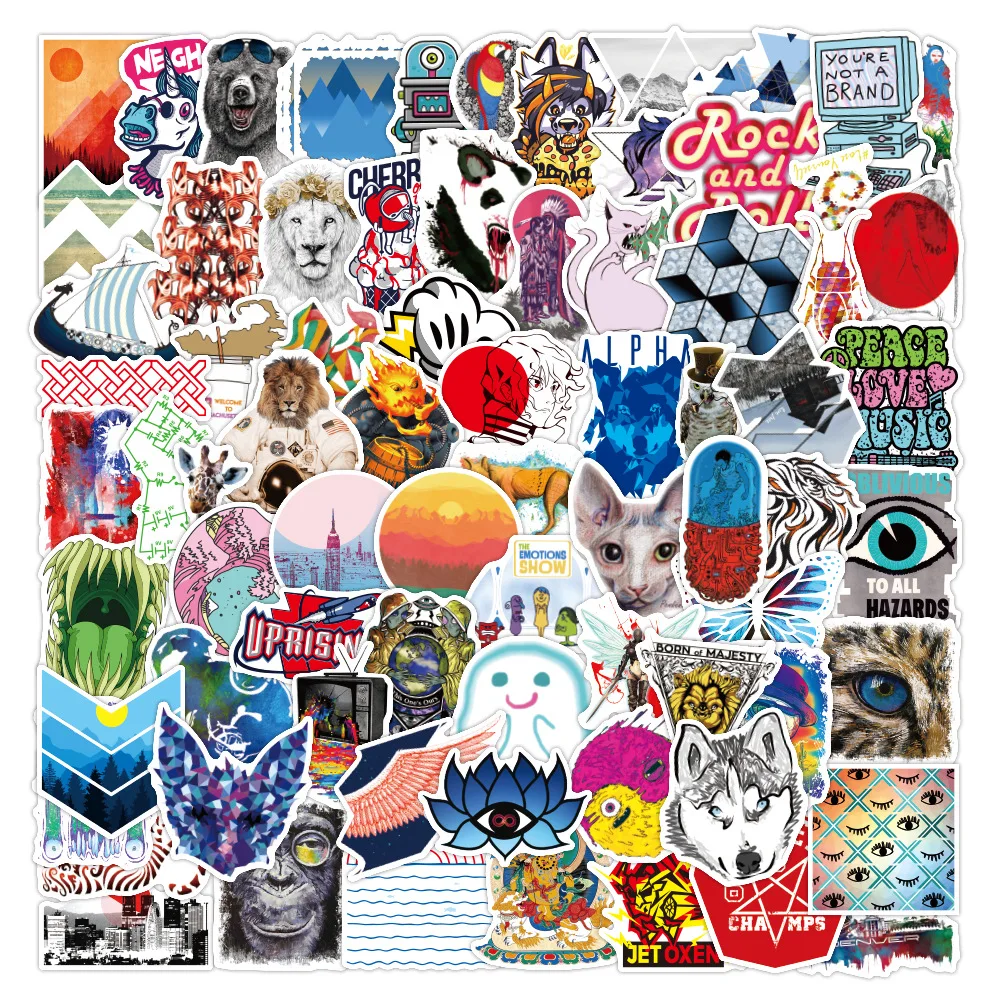 100PCs Fashion Magic Skateboard Graffiti Stickers DIY Car Motor Trolley Case Skateboard Decoration Stickers Toys
100PCs Fashion Magic Skateboard Graffiti Stickers DIY Car Motor Trolley Case Skateboard Decoration Stickers Toys
