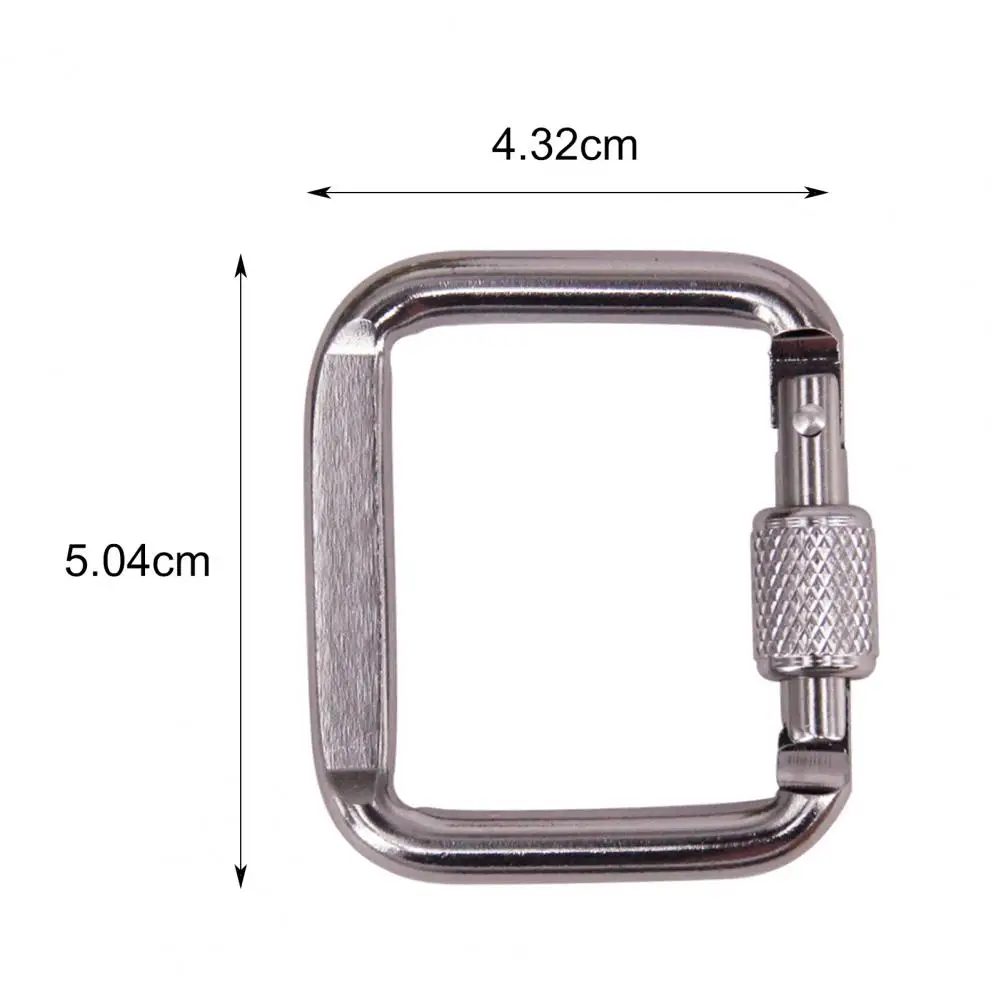 Safe Multi-Function Square Mini Hanging Buckle Aluminum Alloy Carabiner for Outdoor camping equipment Climbing Accessories
Safe Multi-Function Square Mini Hanging Buckle Aluminum Alloy Carabiner for Outdoor camping equipment Climbing Accessories