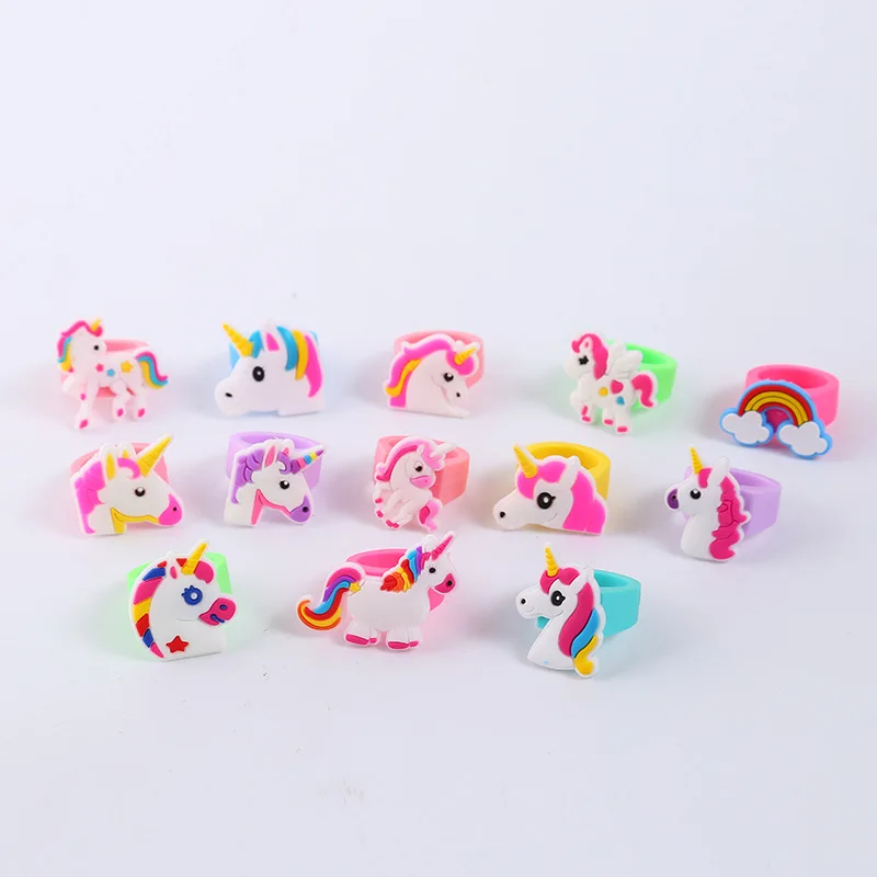 25pcs/set Kawaii Unicorn Mermaid dinosaur Ring Girl boy chindren PVC Silicone Ring Handmade Children's Cartoon Ring
25pcs/set Kawaii Unicorn Mermaid dinosaur Ring Girl boy chindren PVC Silicone Ring Handmade Children's Cartoon Ring