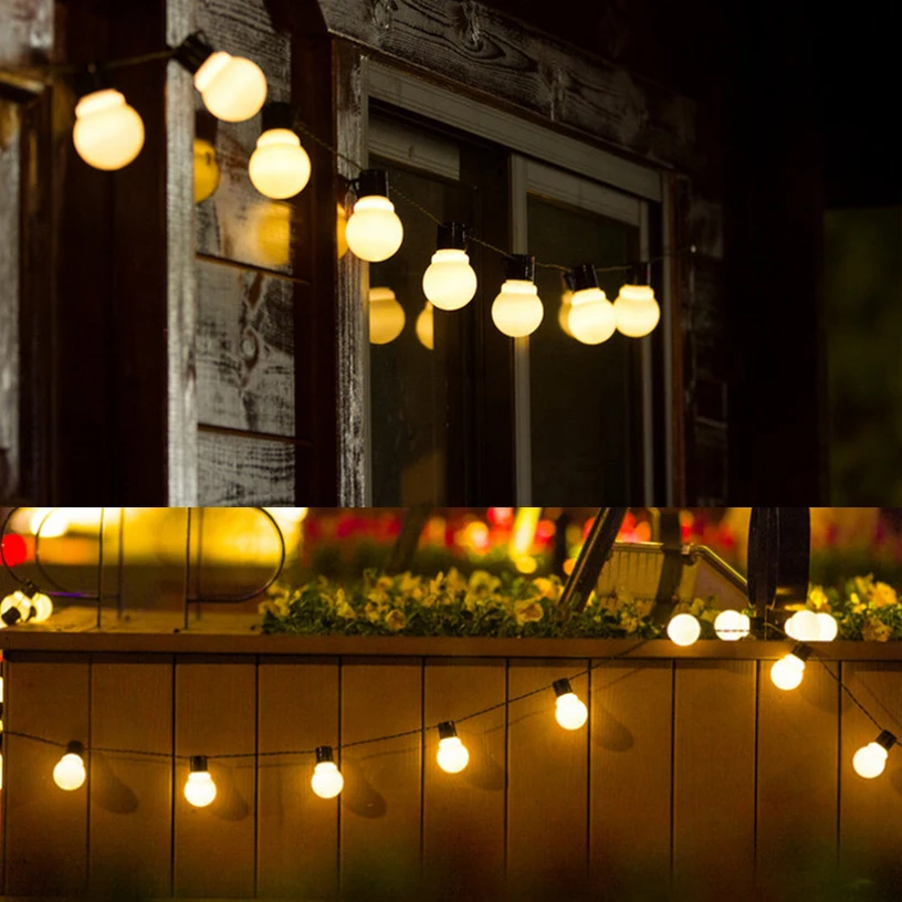 20 LED Outdoor Solar Lamps LED Globe Ball String Fairy Light Solar Light Christmas Garland Waterproof Garden Street Decor Lights
20 LED Outdoor Solar Lamps LED Globe Ball String Fairy Light Solar Light Christmas Garland Waterproof Garden Street Decor Lights