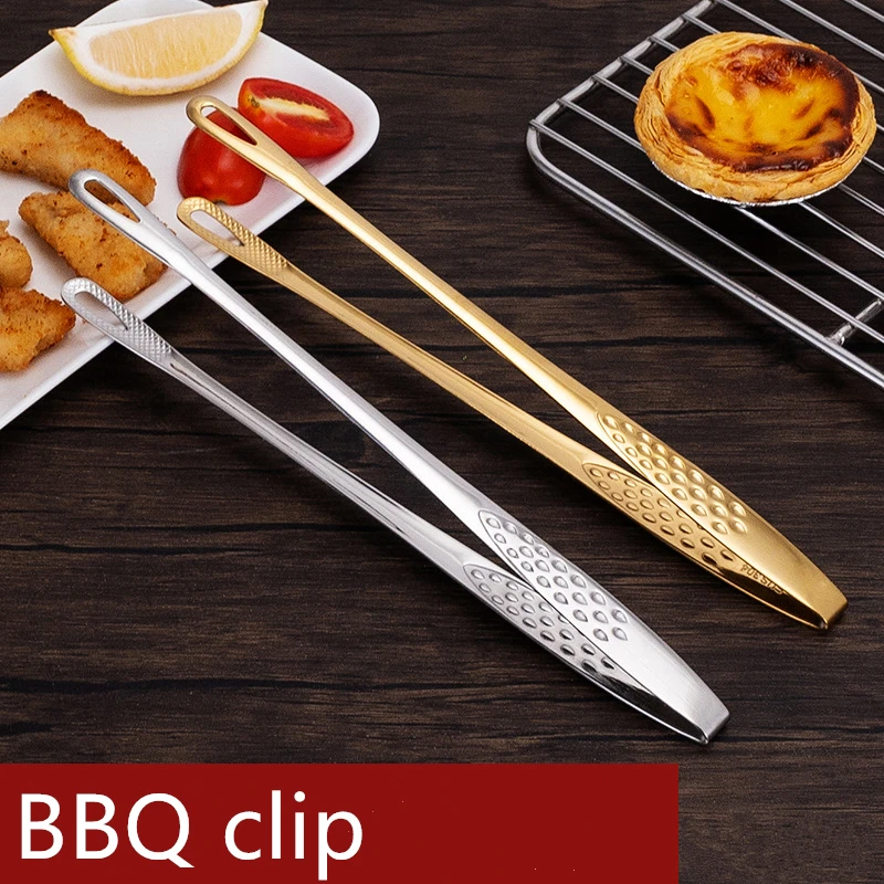 Stainless Steel Barbecue Tongs Heat Resistant Hollow-Out Bead Salad Clamp Portable Picnic Clip Kitchen Cooking Food Serving Tool
Stainless Steel Barbecue Tongs Heat Resistant Hollow-Out Bead Salad Clamp Portable Picnic Clip Kitchen Cooking Food Serving Tool