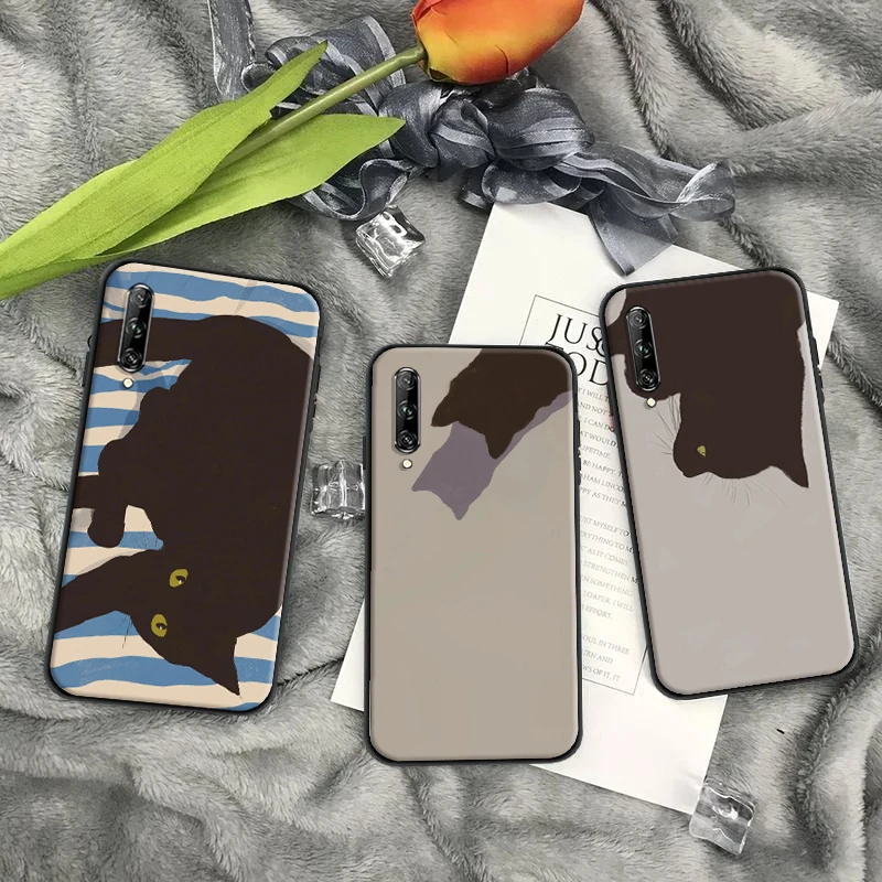 Painting Animal Black Cat Phone Case For Huawei P Smart Z 2019 2021 P20 P30 P40 Lite Pro Plus Funda Soft TPU Coque Back Cover
Painting Animal Black Cat Phone Case For Huawei P Smart Z 2019 2021 P20 P30 P40 Lite Pro Plus Funda Soft TPU Coque Back Cover