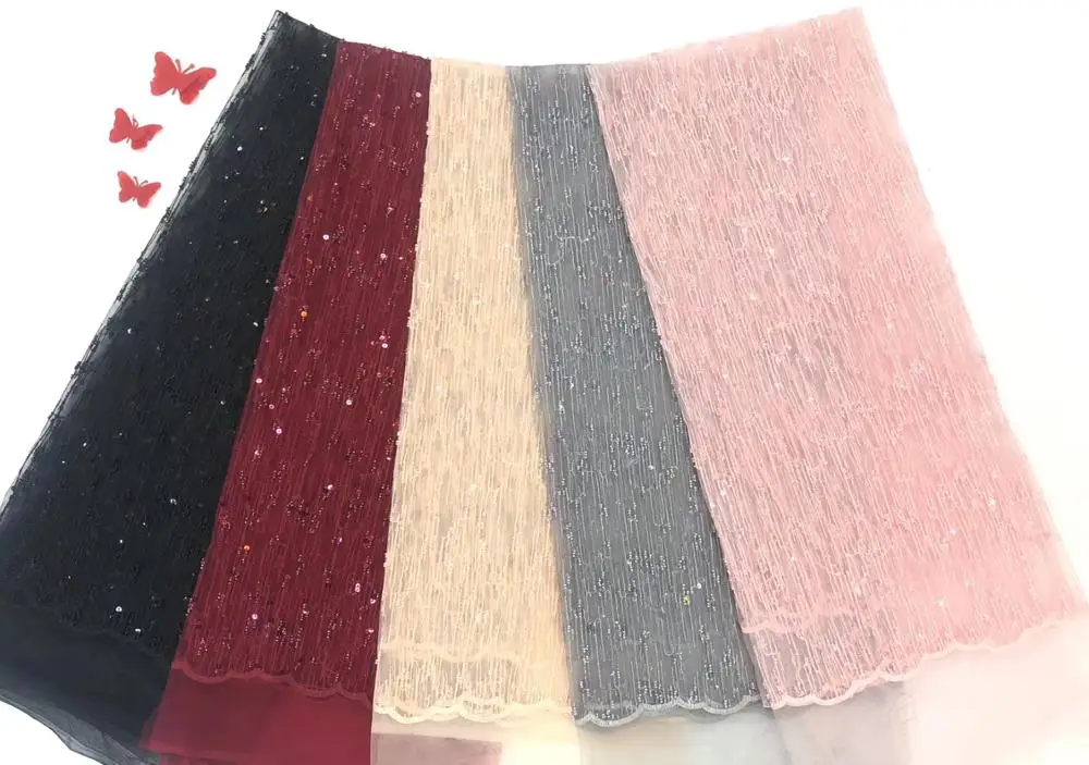 NaXiu Dazzling Design PinSequin Net Lace Fabric African Style Sequined Mesh Lace Material For Bride And Bridesmaid Tulle Laces
NaXiu Dazzling Design PinSequin Net Lace Fabric African Style Sequined Mesh Lace Material For Bride And Bridesmaid Tulle Laces