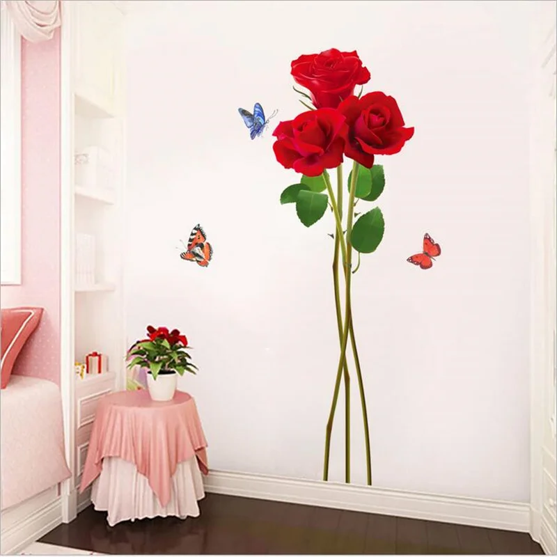 1PCS Creative Flower Butterfly Wall Stickers for Living Room Bedroom Entrance Children's Room Background Home Decoration 30*90CM
1PCS Creative Flower Butterfly Wall Stickers for Living Room Bedroom Entrance Children's Room Background Home Decoration 30*90CM