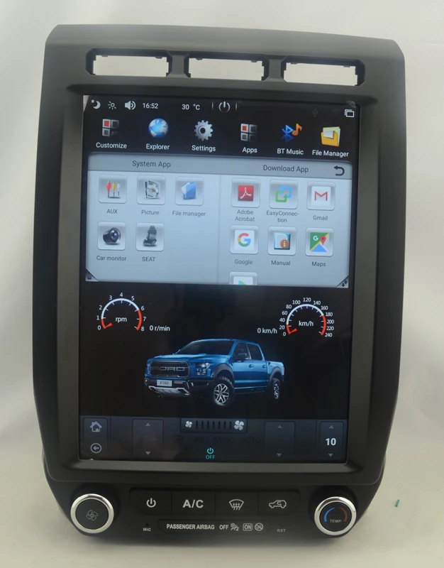12.1" tesla style vertical screen android 9.0 Six core Car GPS radio Navigation for ford F-150 Lobo F-250 2015-2020
12.1" tesla style vertical screen android 9.0 Six core Car GPS radio Navigation for ford F-150 Lobo F-250 2015-2020