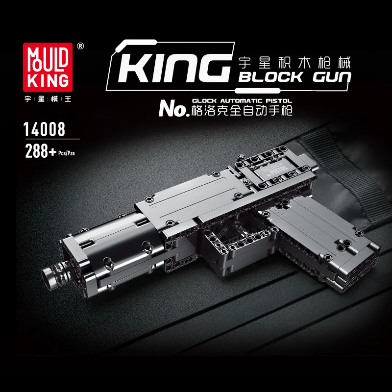 MOULD KING Creative Block Gun Toys The Glock Automatic Pistol Model Building Blocks Assembly Bricks Kids Toys Christmas Gifts
MOULD KING Creative Block Gun Toys The Glock Automatic Pistol Model Building Blocks Assembly Bricks Kids Toys Christmas Gifts