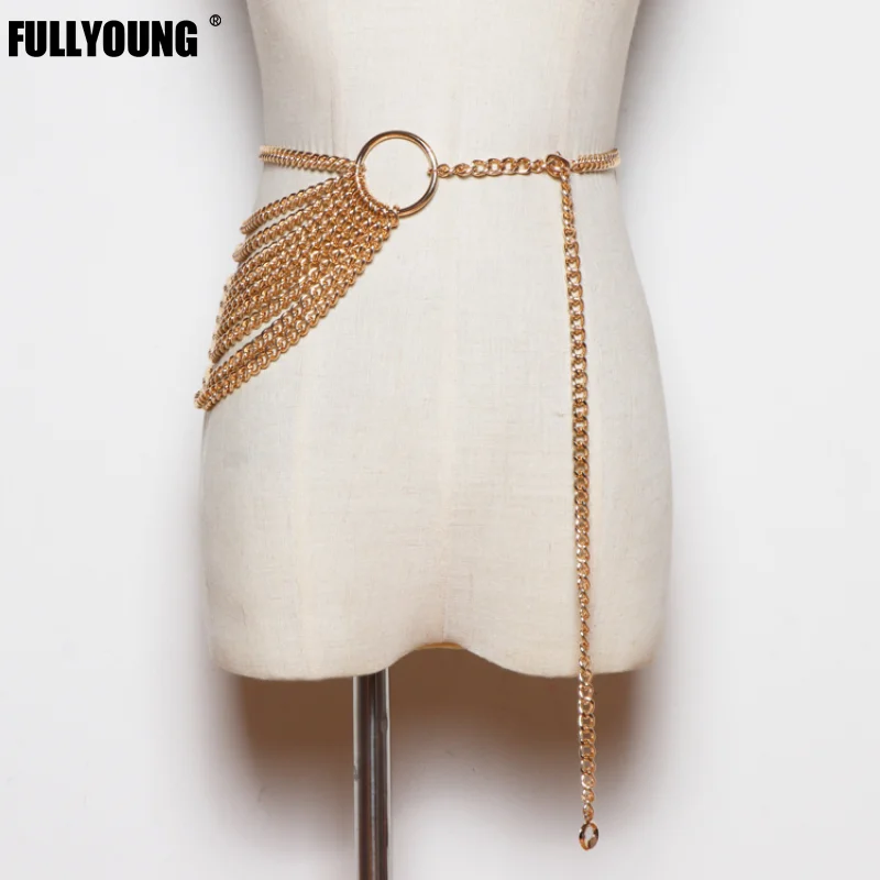 Fashion Luxury Belts for Women Adjustable Metal Chain Belt Split Joint Irregular Long Chain Belt Personality Lady Tide All-Match
Fashion Luxury Belts for Women Adjustable Metal Chain Belt Split Joint Irregular Long Chain Belt Personality Lady Tide All-Match