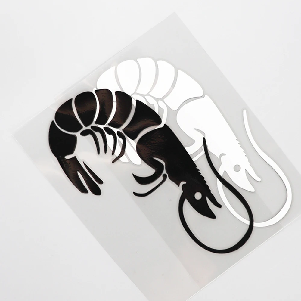YJZT 12.4CM7.3CM Personality Black/Silver Vinyl Crayfish Car Stickers Decal 13D-0953
YJZT 12.4CM7.3CM Personality Black/Silver Vinyl Crayfish Car Stickers Decal 13D-0953