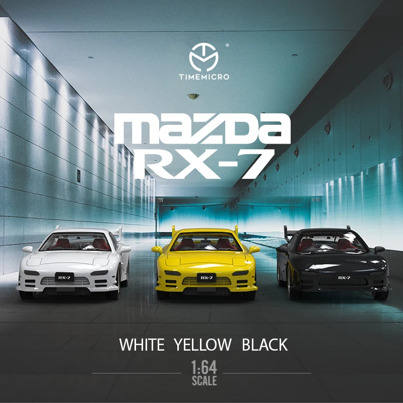 Модель автомобиля TimeMicro 1:64 серии Dream Mazda RX-7, литая под давлением
Модель автомобиля TimeMicro 1:64 серии Dream Mazda RX-7, литая под давлением