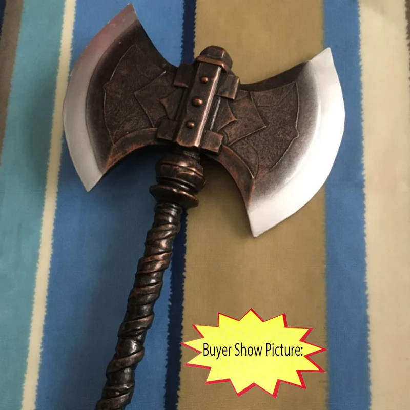 1/6 Scales Action Figure Accessories 1:6 Retro Battle Axe Weapon Model Bronze for 12'' Soldier Figure of Scene PVC Collectible