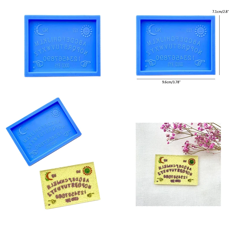 Witchcrafts Psychic Board Epoxy Resin Mold 26 English Letters Rectangular Plate Silicone Mould DIY Crafts Ornaments Home Decor
Witchcrafts Psychic Board Epoxy Resin Mold 26 English Letters Rectangular Plate Silicone Mould DIY Crafts Ornaments Home Decor