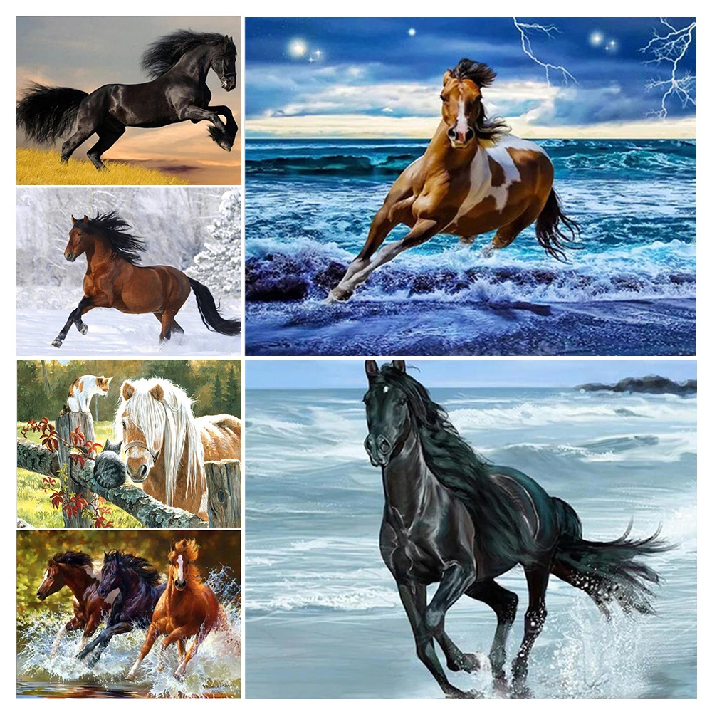 5D DIY Full Square Diamond Painting Animal Diamond Embroidery "horse" Cross Stitch Kit Mosaic Rhinestone Picture Decoration Gift
5D DIY Full Square Diamond Painting Animal Diamond Embroidery "horse" Cross Stitch Kit Mosaic Rhinestone Picture Decoration Gift