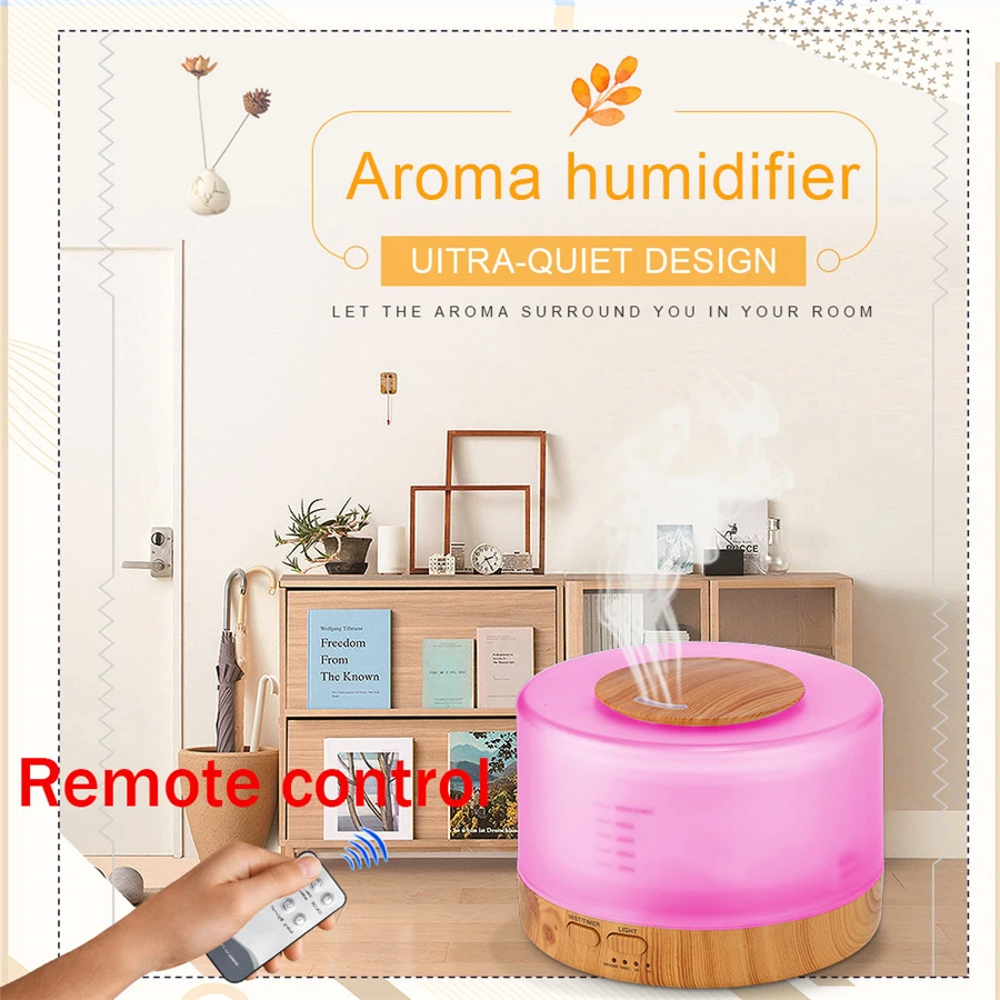 500ML Aromatherapy Diffuser Air Humidifier with LED Night Light for Home Room Ultrasonic Cool Mist Aroma Essential Oil Diffuser
500ML Aromatherapy Diffuser Air Humidifier with LED Night Light for Home Room Ultrasonic Cool Mist Aroma Essential Oil Diffuser