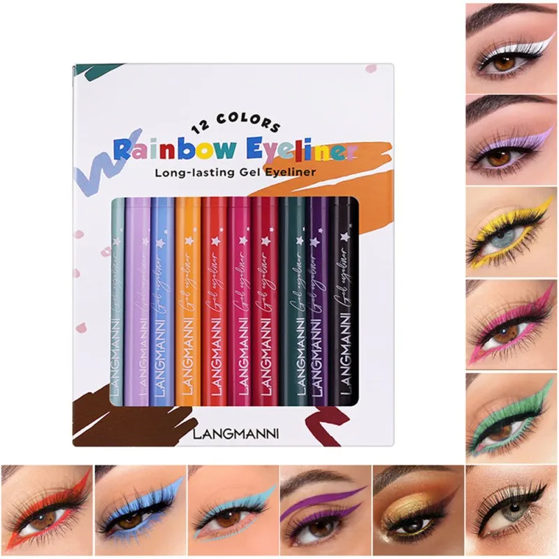 12 Colors Matte Liquid Eyeliner Set Waterproof Long Lasting Matte Eye Liner Pencil Matte Color Eyeliner Set
12 Colors Matte Liquid Eyeliner Set Waterproof Long Lasting Matte Eye Liner Pencil Matte Color Eyeliner Set