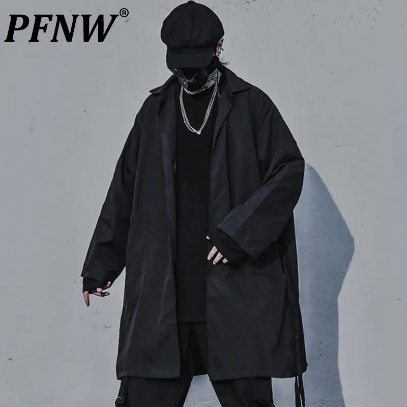 PFNW 2021 New Men's Ins Dark Windbreaker Male Trends Medium Long Coat Korean Handsome Loose High Street Overcoats Tide 12X0603
PFNW 2021 New Men's Ins Dark Windbreaker Male Trends Medium Long Coat Korean Handsome Loose High Street Overcoats Tide 12X0603