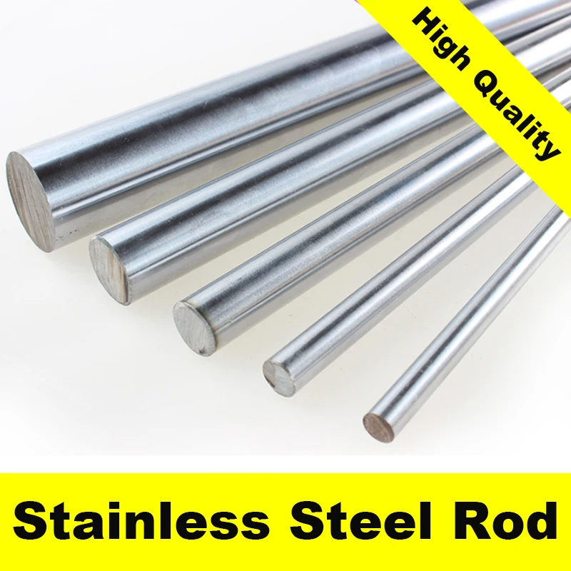 304 Stainless Steel Rod Axles Bars shaft Length 100/200/300/400/500/600mm shaft Linear Rail Round Shaft Bar Linear Rod
304 Stainless Steel Rod Axles Bars shaft Length 100/200/300/400/500/600mm shaft Linear Rail Round Shaft Bar Linear Rod