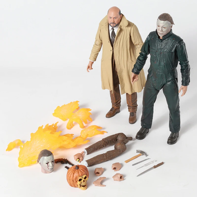 NECA Хэллоуин 2 Майкл Майерс и Доктор Люмис ПВХ экшн-фигурка Коллекционная модель игрушка декоративная кукла
NECA Хэллоуин 2 Майкл Майерс и Доктор Люмис ПВХ экшн-фигурка Коллекционная модель игрушка декоративная кукла